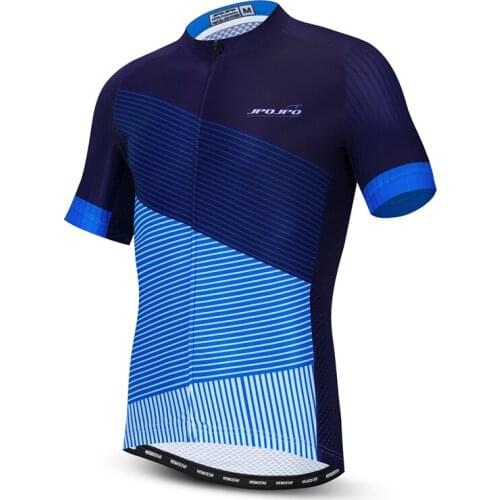 JPOJPO Cycling Jersey Men Short Sleeve Bike Jersey Shirt Tops Pro Riding Blue Ciclismo Quick Dry Summer bicycle clothing maillot