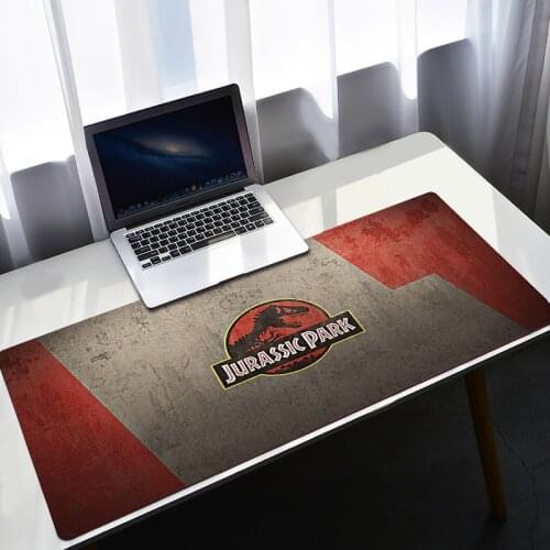 Jurassic Park Pad Mouse Pads Pc Gaming Accessories Mousepad Gamer Girl Desk Mat Rug Varmilo Mausepad Mice Keyboards Computer
