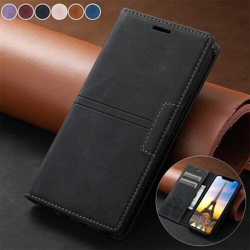 Leather Flip Wallet Case for Sharp Aquos R R2 compact V Zero 2 Zero* Magnetic Cards Solts Holder Phone Bags Cover Coque Etui