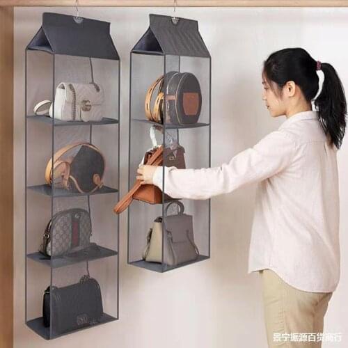 Luluhut Handbag hanging organizer Hanging wardrobe organizer Three-dimensional storage hanging bag Handbag organizer for closet