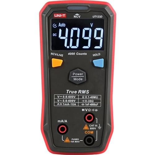 UT123D multimeter intelligent high-precision multi-function electrician maintenance and anti-burn digital multimeter