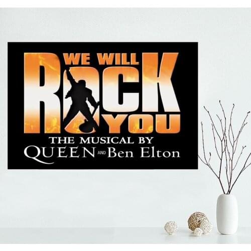 Custom Canvas Will Rock Poster Art Decoration Poster Cloth Fabric Wall Poster Print Silk Fabric &QAZ98K