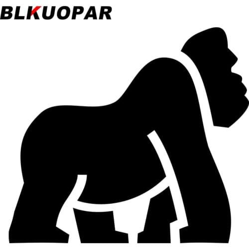 BLKUOPAR for Gorilla Car Stickers Fashionable Simple Decals Occlusion Scratch Windshield Trunk Refrigerator Decor Car Label