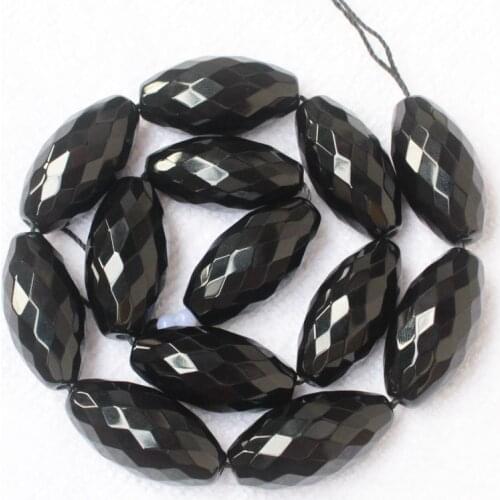 Wholesale AAA Faceted 15x30mm Onyx Oval Beads 15"/38cm,Beads For DIY Jewelry making ,We provide mixed wholesale for all items