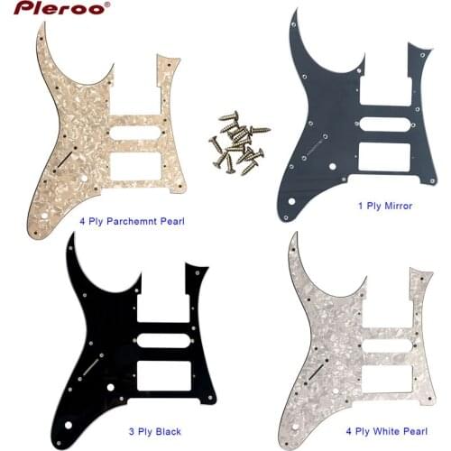 Pleroo Custom electric Guitar Parts - For Left handed MIJ Ibanez RG350DXZ Guitar Pickguard Pickup Scratch Plate HSH Humbucker