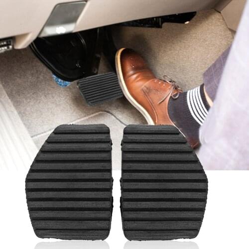 1 Pair Anti-skid Clutch Brake Pedal Rubber Cover For Peugeot 1007 207 208 2008 301 307 308 508 for Citroen C5 C3 Picasso DS4 C3