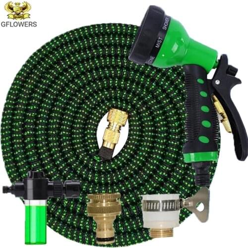 GFLOWERS Garden Hose Hose Expandable Flexible Expandable Water Hose Magic Garden Hose For Car Wash And Garden Irrigation