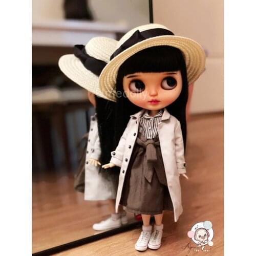 1PCS 1/6 Icy Blyth Doll Strawhat Hat Accessories