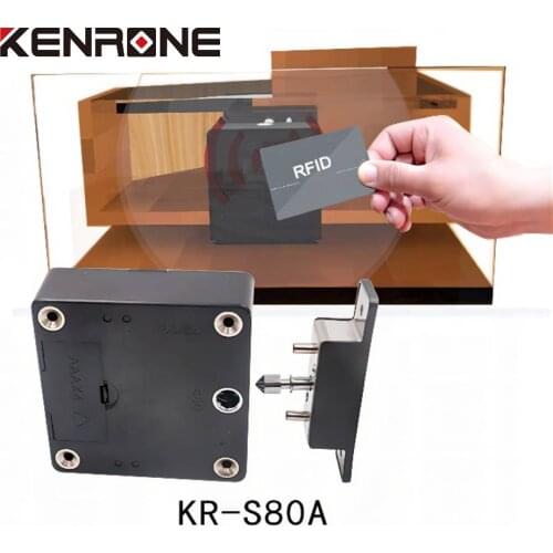 KERONG Hidden Concealed Smart Electronic Swipe Card Wooden Furniture Private Cabinet Drawer Latch Servo Lock