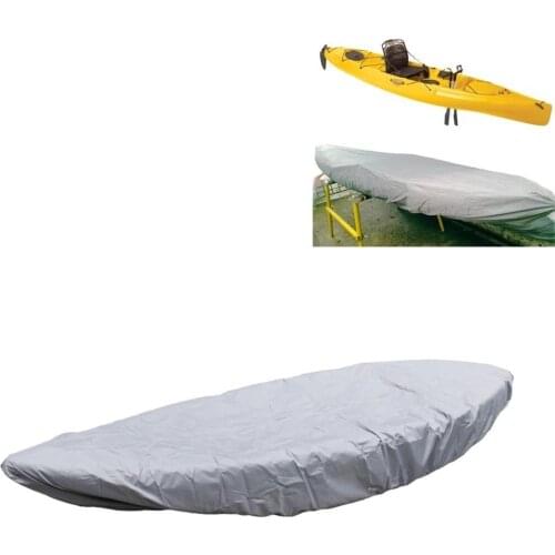 Waterproof UV Protection Kayak Cover Kayak Canoe Boat Storage Cover for Canoe Kayak Infalatable Fishing Boat Dinghy Accessories