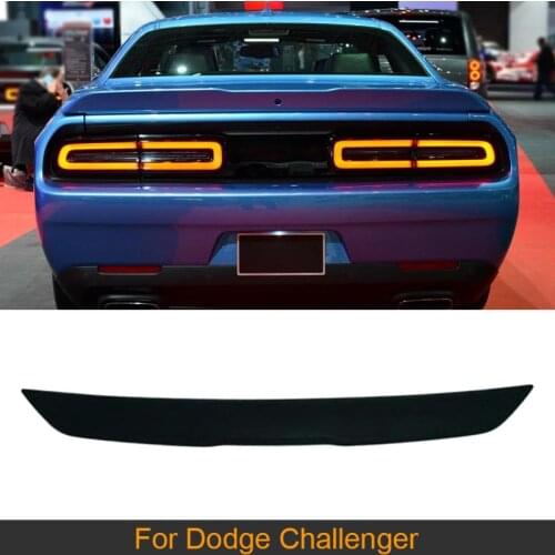Matte Black Rear Spoiler Wing For Dodge Challenger 2015 - 2018 ABS Rear Trunk Wing Boot Lip Spoiler