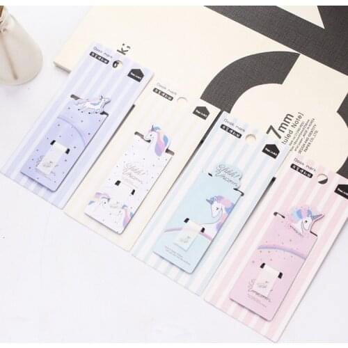 Wonderful Story Unicorn Magnet Bookmark Paper Clip School Office Supply Escolar Papelaria Gift Stationery