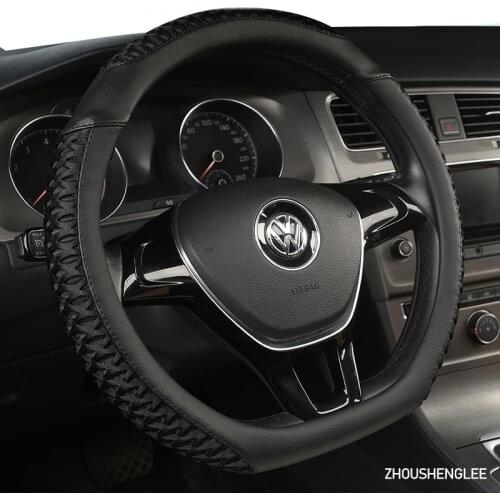 ZHOUSHENGLEE Microfiber Leather Car Steering Wheel Cover For Opel Astra J G Insignia Zafira a b Corsa d Mokka Vivaro Meriva
