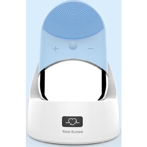 Zq Facial Cleansing Instrument Facial Cleansing Machine Deep Pore Cleaning Facial Cleaner Electric Machine Silicone Brush