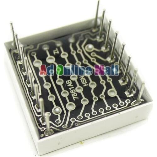 10PCS/LOT CL788BS 8*8 Dot Matrix 1.9mm 20*20MM Highlighted Red Common Anode 16-pin LED Module