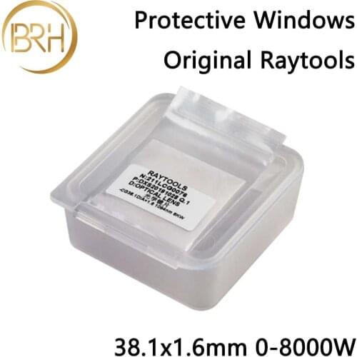 10pcs/Lot Raytools Laser Protective Lens Windows 38.1*1.6mm 211LCG0009 Raytools Original For 0-6500W BM114 Fiber Laser Cutting