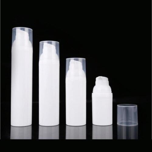 100ml white airless vacuum pump lotion bottle lotion emulsion eye serum essence hyaluronic skin care cosmetic packing