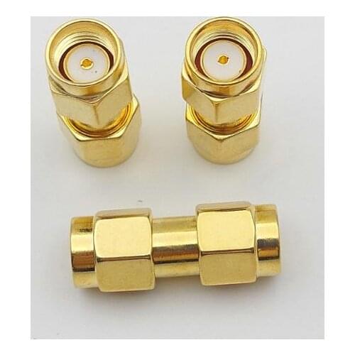 1000pcs RP SMA male to RP-SMA male plug RF connector