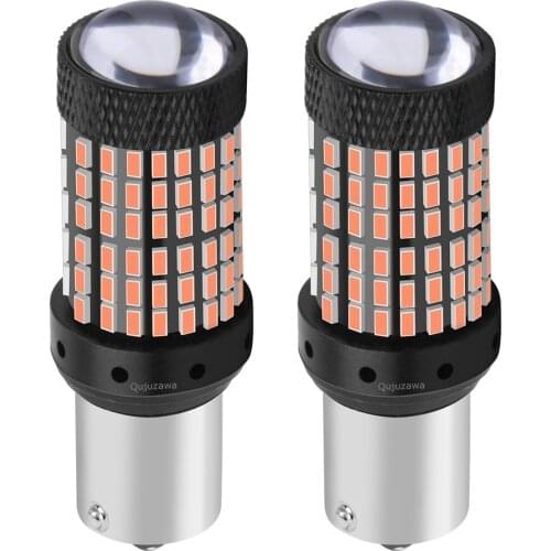 2PCS 1156 BA15S P21W 7506 Super Bright 1600lm LED Car Tail Brake Bulbs Auto Reverse Lamp Turn Signals Daytime Running Lights