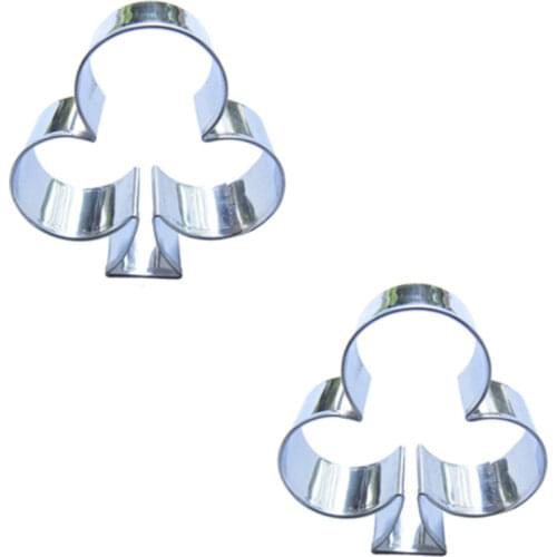 Plum Blossom shape 2 piece biscuit cutting molds, baking tools, cake decorating soft candy tools