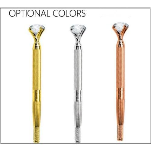 5 Pcs 2017 New Arrival Diamond Manual Crystal Tebori Eyebrow Tattoo Pen Permanent Makeup Pen Machine Microblade Pen For Eyebrow