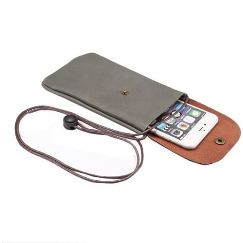 PU Leather Shoulder Belt Phone Bags Pouch Case For Lenovo K5 Play A5 K5 Z6 S5 Pro K320T K8 K9 K6 K5 Note Z5 Pro A5S Z5S K8 Plus