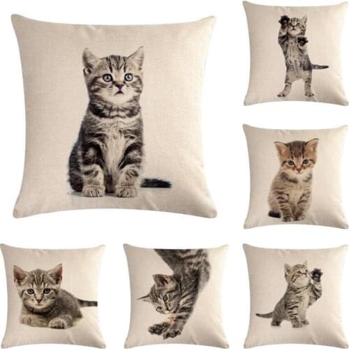 Pet Cat cushion cover Dog for children Decorative Cushion Covers for Sofa Throw Pillow Car Chair Decor Pillow Case almofadas
