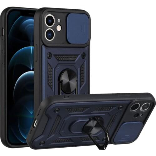 Phone Case For Xiaomi Redmi Note 10X 9A 9C 8 10 10S 9T 9S 9 Prime Poco X3 NFC Pro Max 5G 4G Armor ring Bracket Push window Cover