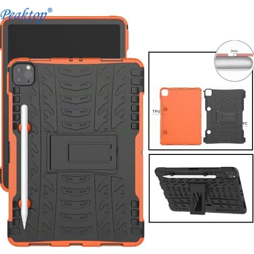 Case For iPad Air 9.7 2017 2018 Mini 1 2 3 4 5 Heavy Duty Armor Hybrid Anti-knock Silicon Hard Back Cover For IPad 7th Gen 10.2
