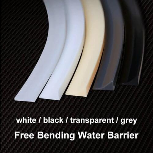 Home Water Retention System Silicone Threshold Water Dam Self-Adhesive Bath Shower Barrier Retainer Seal Strip Bathroom Home