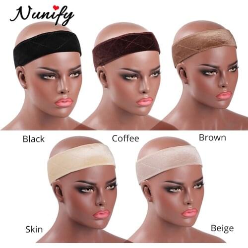 5Pcs 10Pcs Wholesale Nunify Collection Elastic Wig Grip Headband, Soft Wig Scarf Hat Grip Band For Keep Wigs From Slipping