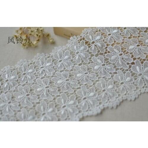 Hot !3 Meters 10.5cm Width Fancy Wide Lace Fabric Trims Beauty DIY Sewing Accessories