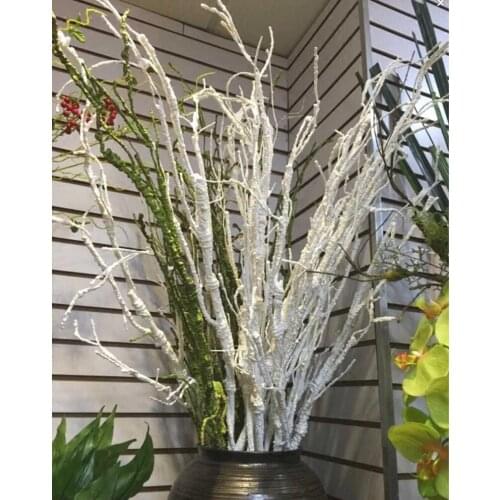 Artificial soft plastic dried tree branch long flower rattan home hotel DIY flower arrangement accessories