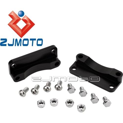 Motorcycle Front Fender Relocator Kit For Harley Electra Glide Road King 2003-2013 FLHT FLHR w/ 21" Front Wheel