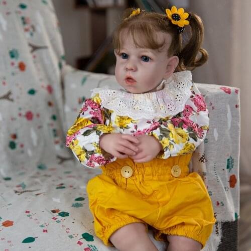 Hoomai 20 Inches Design Liam Reborn Baby Dolls Lifelike Cloth Body Baby Toy Dolls For Kids Playmate Birthday Gift