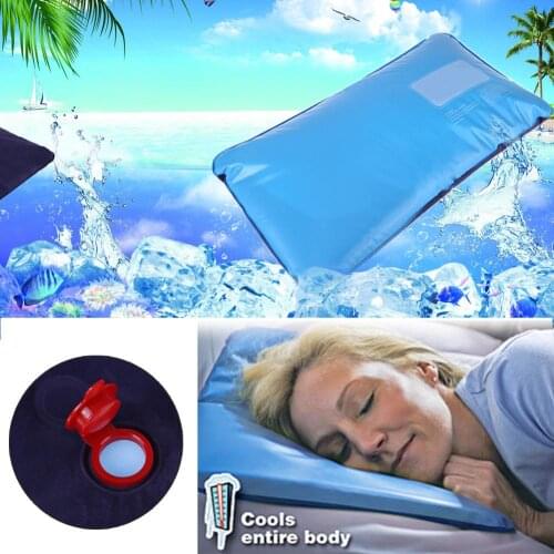Summer Therapy Insert Sleeping Aid Pad Mat Muscle Relief Cooling Gel Pillow Ice Pad Massager Water Pillows Added