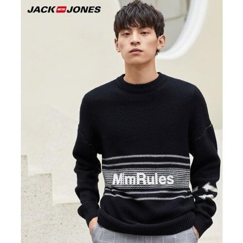 Jack Jones Winter Mens Korean-style Wool Sweater 219425504