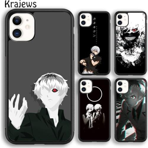 Krajews anime Tokyo Ghoul Japan soft Phone Case Cover For iPhone 5s SE 2020 6s 7 8 plus X XS XR 11 12 mini pro max coque Shell