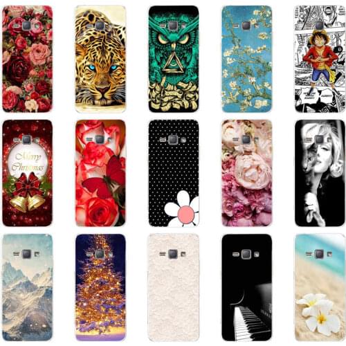 Soft TPU Case for Samsung Galaxy J1 2016 J120 J120F SM-J120F back cover 360 full protective coque