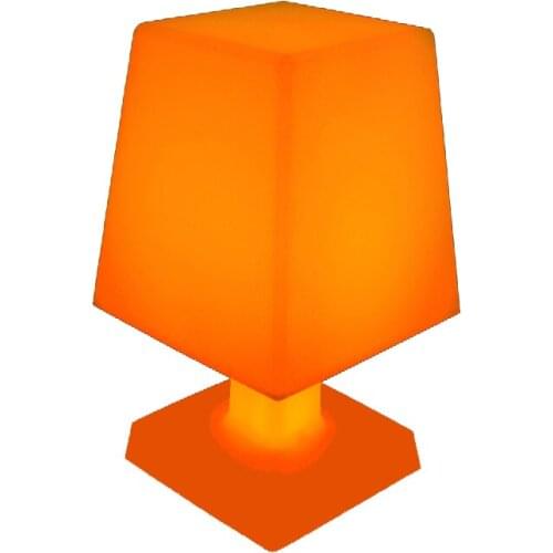 New D16*H25cm Novelty Lighting LED table lamps illuminated Rechargeable Glowing Lights for Coffee Bar Restaurant Free ship 1pc