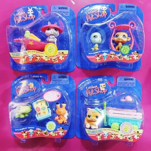 Hasbro New Product Littlest Pet Shop Q Pet House Shop Animal Doll Decoration Trendy Blind Box Hand-made Doll