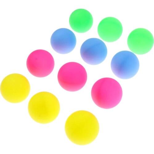 12 Pcs Colorful Beer Ping Pong Balls Table Tennis Decor Balls Multi-functional Ping Pong Ball Entertainment Toy Gift Mix Colors