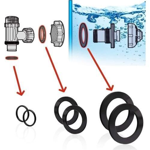 Rubber O Ring Gasket Ring Anti-leakage Drain Flush Valve Seal Washer Flat Gasket Toilets Swimming Pool Plunger Hardware Gaskets