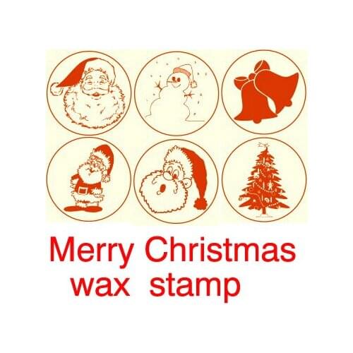 103 logo Merry Christmas Stamp metal Head,DIY Ancient Seal Retro Stamp New Year Party Supplies High Quality wax stamp sello