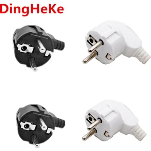 European conector plug wire plastic enclosure box for electronic core copper foot power line plug Power Adapter switch