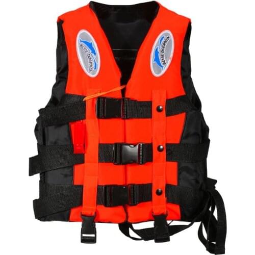 Polyester Adult Life Vest Jacket Swimming Boating Drifting Life Vest with Whistle S-XXXL Sizes Water Sports Safety Man Jacket