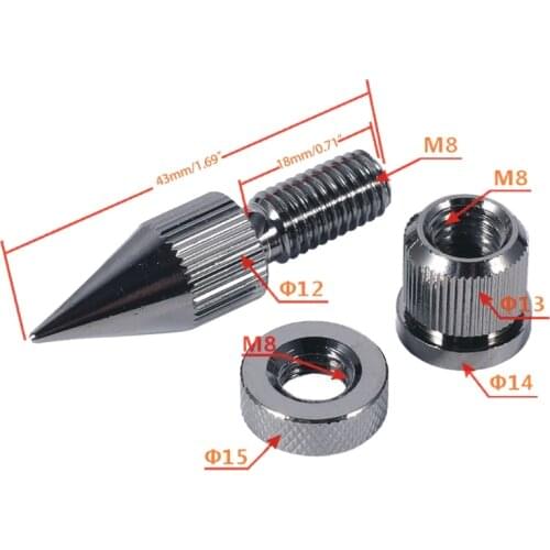 448F Speaker Spike Amplifier Rack Shock-proof Shock-absorbing Nails Pure Copper Nickel-plated Fever Speaker Accessories