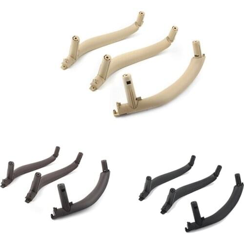 Inner Door Pull Handle Trim Cover 51417292243 51417292244 for BMW- X5 X6 F15 F16 RHD 2014-2018 3PCS