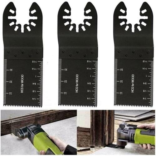 1Pcs 34mm Universal HCS Oscillating Multi Tool Saw Power Multitool Wood Woodworking Blades Cutting Tools For Metal Cutter Z7W1
