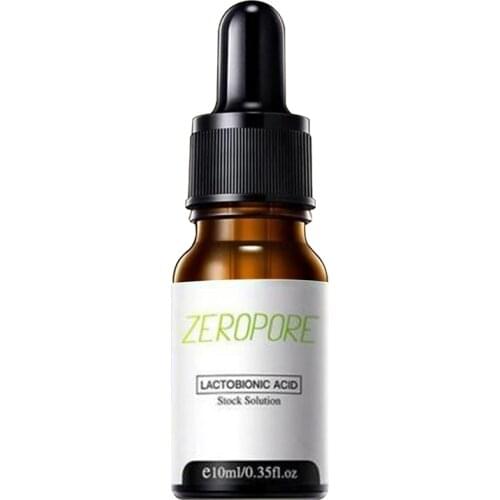 10ml Pore Instant Perfection Serum Lactobionic Acid Essence Skin Care Reduce Dullness Repair Tighten Pores Brighten Skin